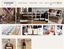 Tablet Screenshot of eastsidecellars.com